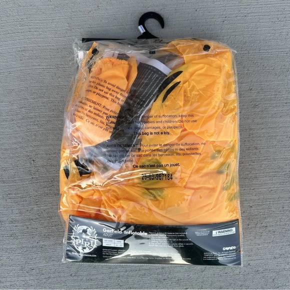 Spirit Halloween ADULT Garfield Inflatable Costume Cosplay O/S BRAND NEW - Picture 5 of 5